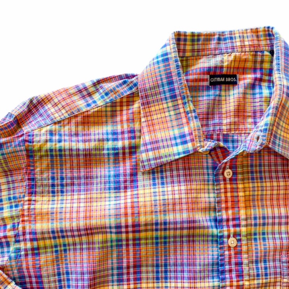 **SOLD**Gitman Bros. Plaid Button Down Shirt - Picture 4 of 4